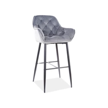 Cherry H-1 Velvet  bárszék szürke-14