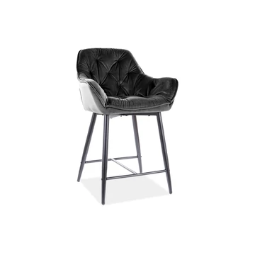 Cherry H-2 Velvet  bárszék fekete-19