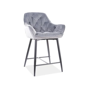 Cherry H-2 Velvet  bárszék szürke14