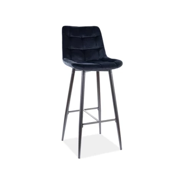 Chic H-1 Velvet  bárszék fekete-19