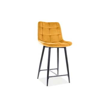 Chic H-2 Velvet  bárszék sárga-68