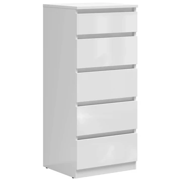 Brw, Tetrix,komód,KOM5S,fényes fehér