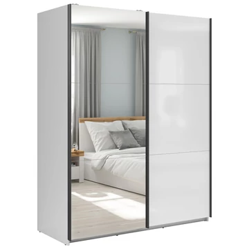 BRW Tetrix gardrób SZF/153/M fényes fehér