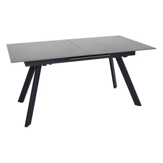 Planet bővíthető étkezőasztal 160–200×90 cm, fekete/antracit