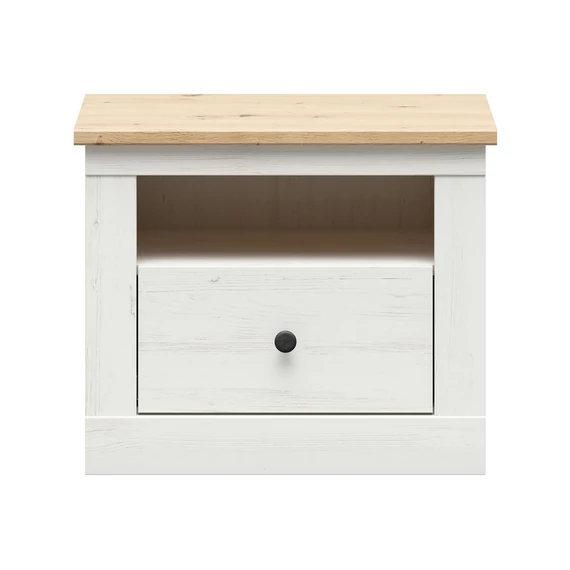 Frija éjjeliszekrény 58 cm 1 fiókkal, Andersen fehér fenyő