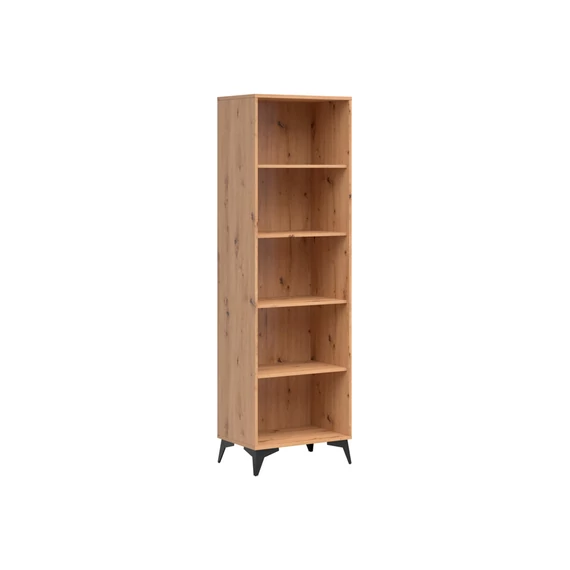 Lamea könyvespolc 60 cm 4 polccal – artisan tölgy